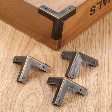 wooden box metal corners|box protective corner stainless steel.